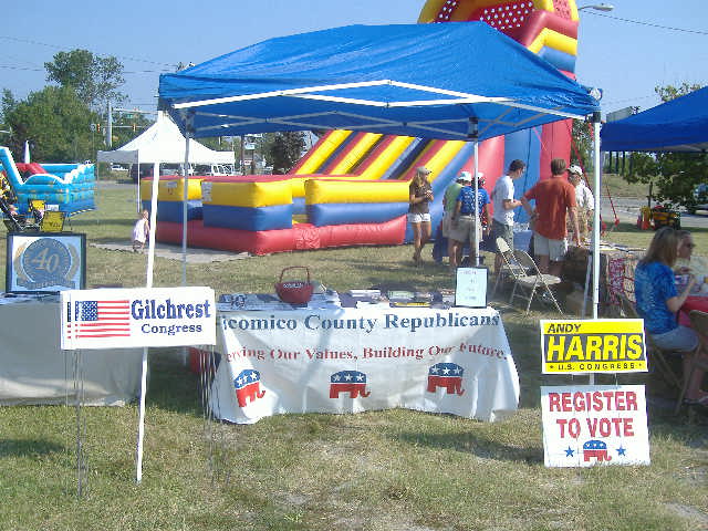 The Wicomico Republicans represented at the RiverFest.